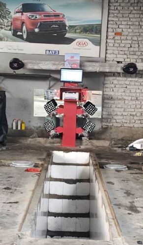 Automatic Mild Steel 3DWheel Aligner, For Automobile Workshop, Size : Customised