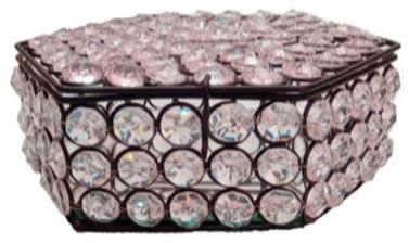 Iron Hexagonal Crystal Basket