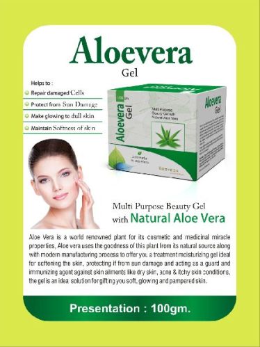 ECOVEDA HERBALS ALOEVERA GEL, Packaging Type : Bottle