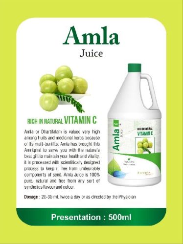 ECOVEDA HERBALS Amla Juice, For Drinking, Form : Liquid