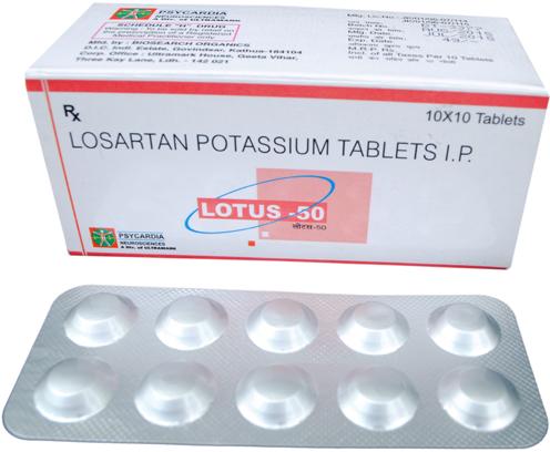 LOTUS 50 Losartan Potassium Tablets