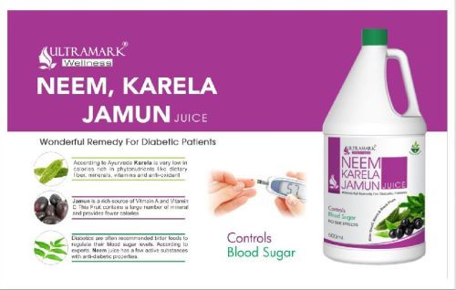 ECOVEDA HERBALS Neem Karela Jamun Syrup, Shelf Life : 5 Year