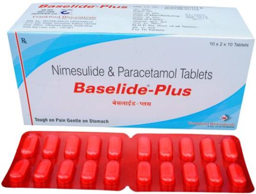 Nimesulide & Paracetamol Tablets, Purity : 99.99%