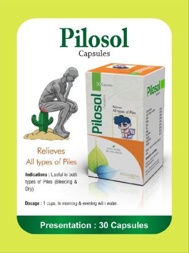 Pilosol Capsules, Certification : ISO-9001: 2008 Certified