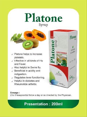 ECOVEDA HERBALS Platone Syrup, Shelf Life : 5 Year