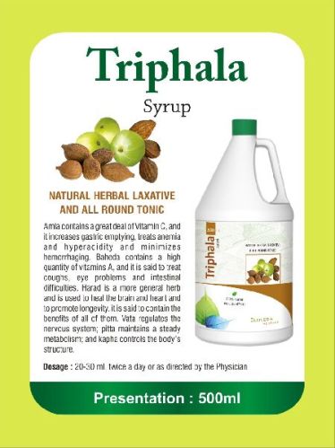 ECOVEDA HERBALS Triphala Syrup, Shelf Life : 5 Year