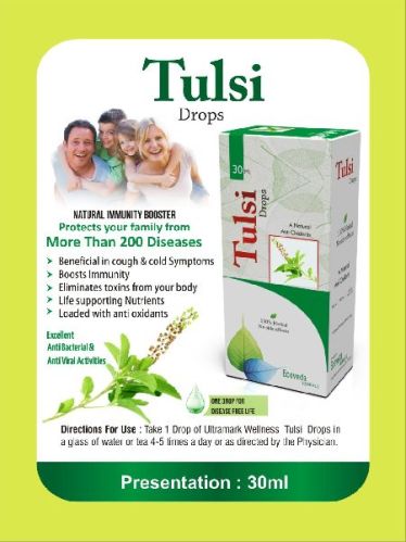 Tulsi Drops, Bottle Size : 20-30 Ml