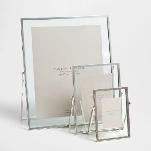 Iron Polished Metal Photo Frame With Stand, Size : 10x8inch, 6x6inch, 8x6inch