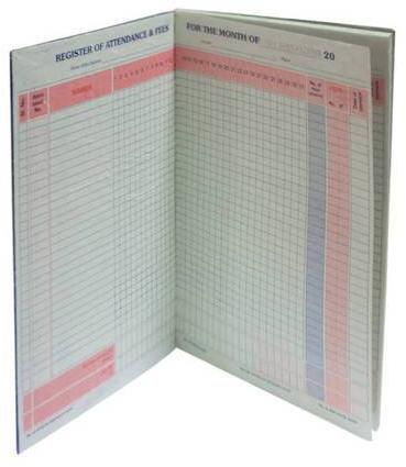 Paper Attendance Register