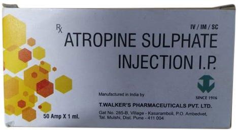 Atropine Sulphate Injection, Medicine Type : Allopathic