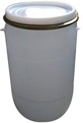 Round Plastic Drum, Color : Grey