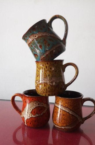 Plain Ainaaz Ceramic Mug, Size : Large, Medium, Small