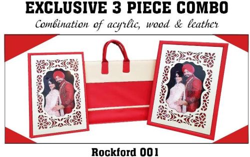 Rockford Series Photo Album, For Wedding, Pattern : Plain