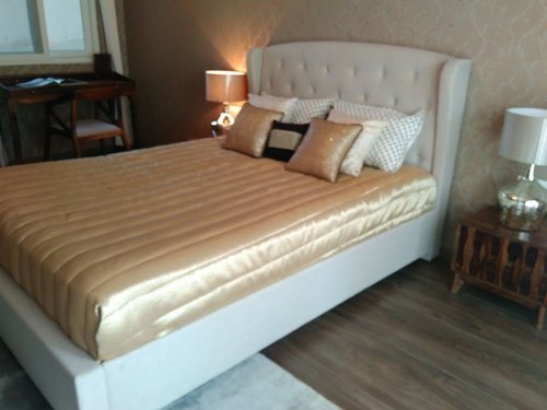 Wooden Single Bed, Color : White