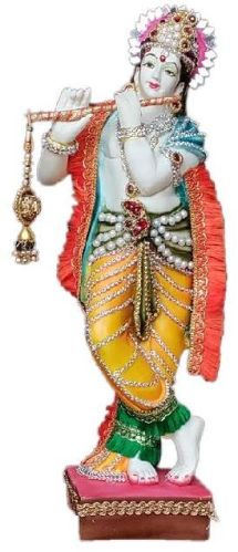 38 Cm Lord Krishna Statue, Color : Colourful