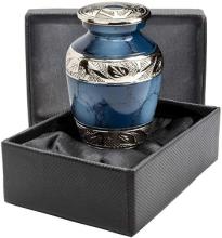 Polished Plain Metal Keepsake Cremation Urn, Style : Amtique