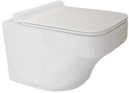 Polished Ceramic Wall Hung Toilet Seat, Size : Standard