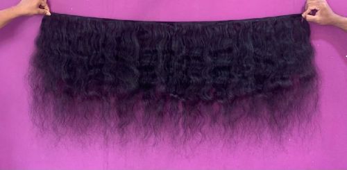 Machine Weft Wavy Hair Extension, For Parlour, Personal, Style : Curly