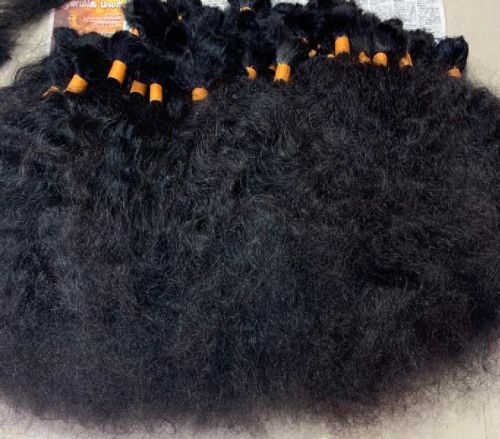 Single Drawn Bulk Curly Hair, For Parlour, Personal, Length : 10-20Inch