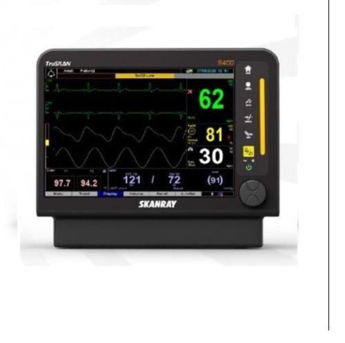 Multipara Monitor-TruSKAN S400, For Hospital, Color : Black