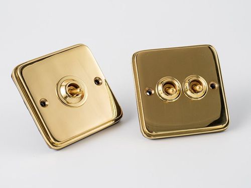 Polished Brass Switch Plates, Size : Standard