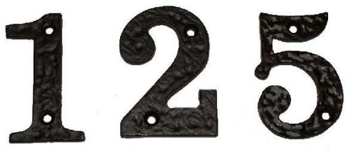 Cast Iron Door Numbers, Design : Customized