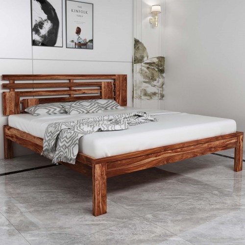 SHEESHAM WOOD QUEEN SIZE BED