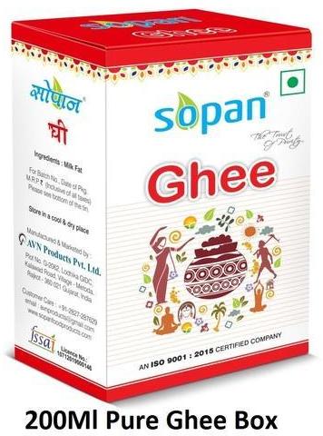 Sopan Buffalo Ghee (200 Ml Box)