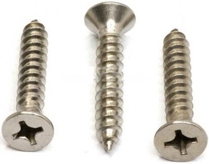 CSK Head Self Tapping Screw, Grade : 308L