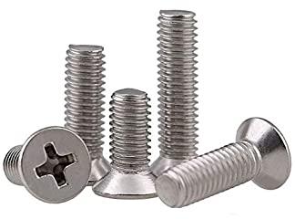 Mild Steel (MS) CSK Phillips Head Screw, Color : Silver