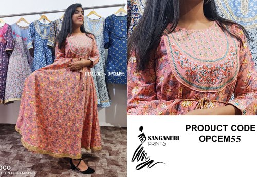 Anarkali Cotton Kurti