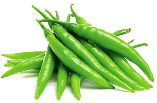 Fresh Green Chilli, For Good Nutritions, Good Health, Packaging Size : 25kg, 30kg