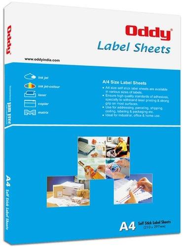 Oddy Label Sheets