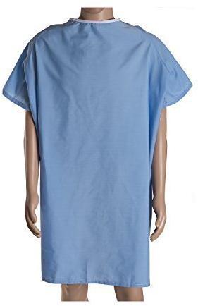 Half Sleeve Cotton Patient Gown, For Hospital Use, Size : M, XL, XXL