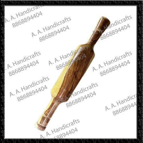 2.5 Inch Sheesham Wood Rolling Pin, Color : Brown