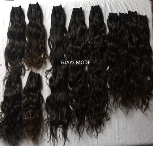 GJAYS MODE Raw Indian Virgin Hair, For Parlour, Personal, Style : Curly, Straight, Wavy