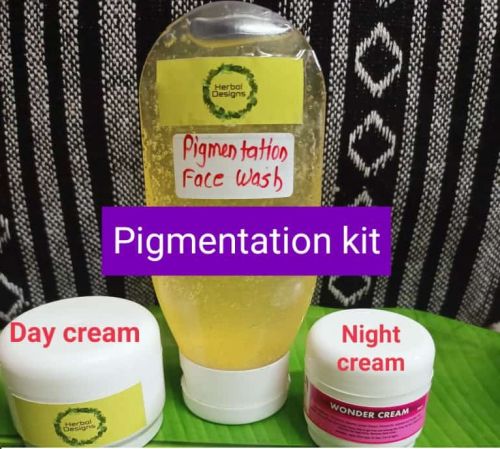 Herbal Designs Pigmentation Kit, For Personal, Parlour, Form : Cream