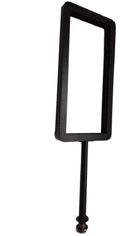 Rectangular Steel LED Display Enclosure, Color : Black