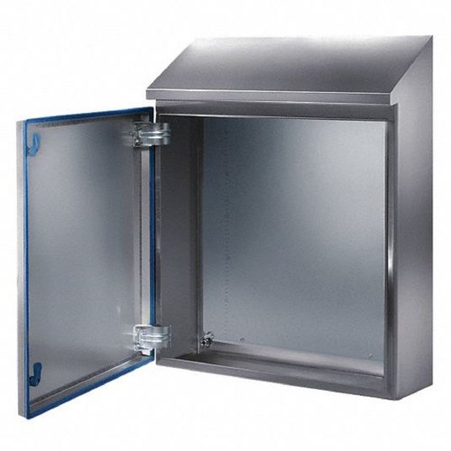 Square Silver Steel Enclosure