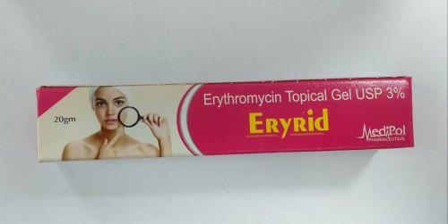 Eryrid Erythromycin Topical Gel, Form : Cream