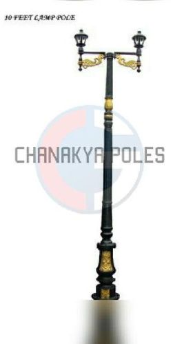 Cast Iron Lamp Post, For Street, Road, Highway, Pathway, Lighting Color : Cool White