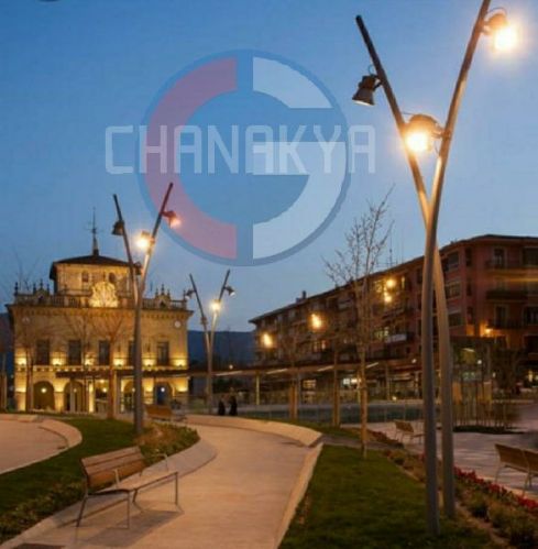 Mild Steel / GALVANIZED IRON Lora Lighting Pole