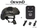 Orwind Helmet Camera, Color : Black