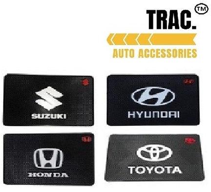 Rubber Car Dashboard Mat, Color : Black