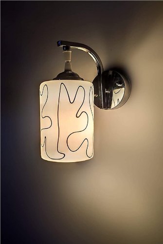 Pradhuman Stainless Steel Metal Wall Lamp