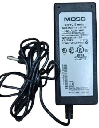 Moso ABS Plastic AC Power Adapter, Color : Black