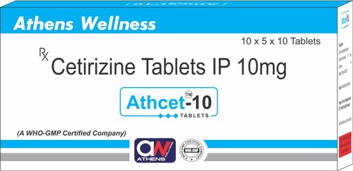 Allopathic Cetirizine Tablets, Packaging Type : Box