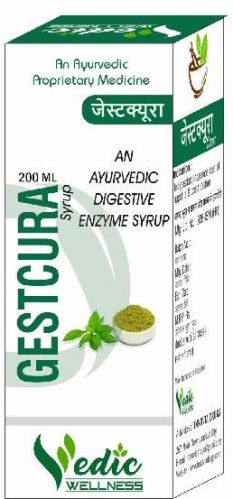 Vedic Wellness Herbal Digestive Enzyme Syrup, Form : Liquid