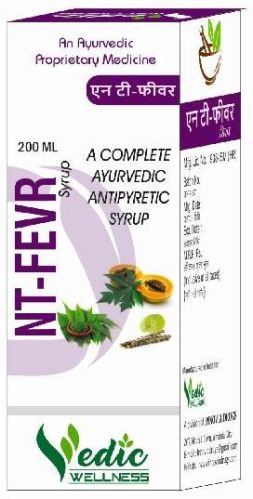 Ayurvedic Anti Fever Syrup, Form : Liquid