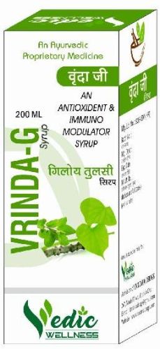 Vedic Wellness Tulsi Giloy Syrup, Form : Liquid